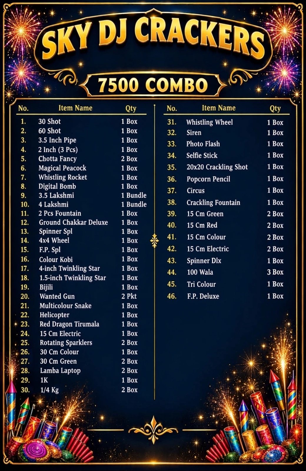 Mega diwali combo back flat 80% discount